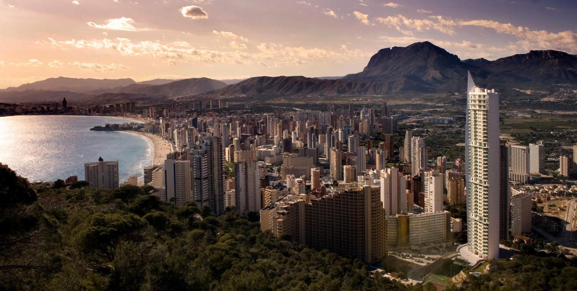 Skyscraper Apartment With Panoramic Views - Floor 38 ベニドルム エクステリア 写真