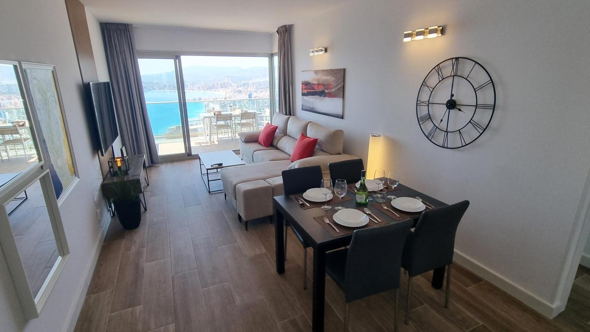Skyscraper Apartment With Panoramic Views - Floor 38 ベニドルム エクステリア 写真